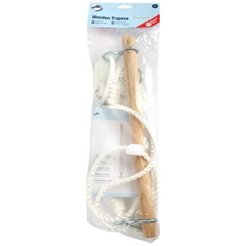Piccolo Piede 11586 Trapezio Di Legno Con La Corda Regolabiliadatto Also Venire Asta Da Ginnastica O Altalena - Foto 8