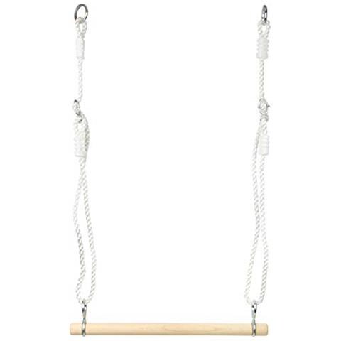 Piccolo Piede 11586 Trapezio Di Legno Con La Corda Regolabiliadatto Also Venire Asta Da Ginnastica O Altalena - Foto 1