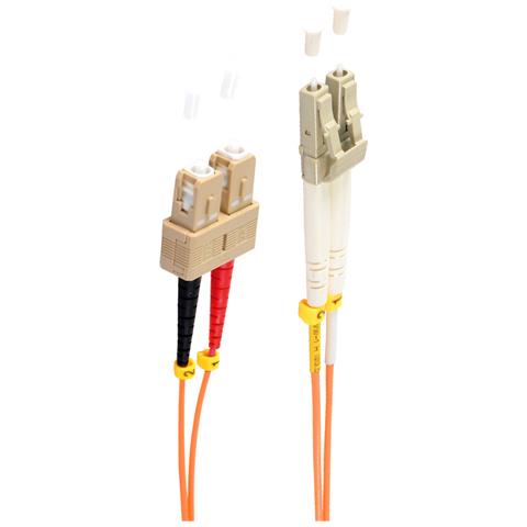 BS77952 cavo InfiniBand e in fibra ottica 2 m LC SC Arancione - Foto 1