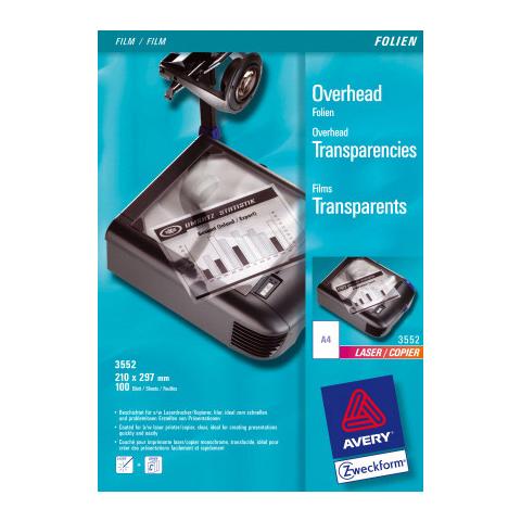 Fogli lucidi A4 Laser da 100 Pz - Foto 1