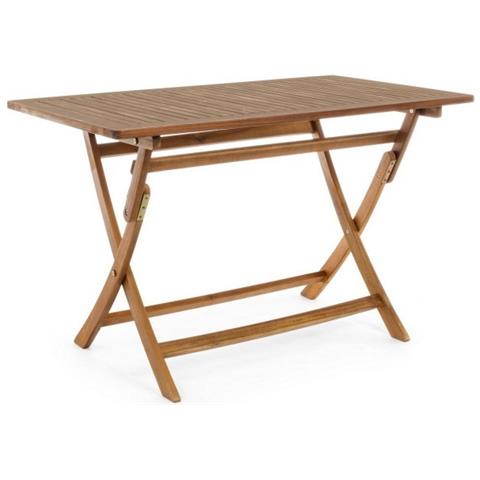 Tavolo Da Giardino Pieghevole Rettangolare 120x70x H73 Cm - Foto 1