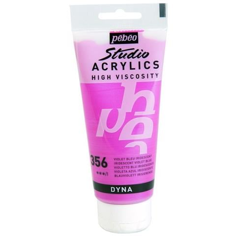 Pittura Acrilica Iridescente - Blu Violetto - 100 Ml - Foto 1