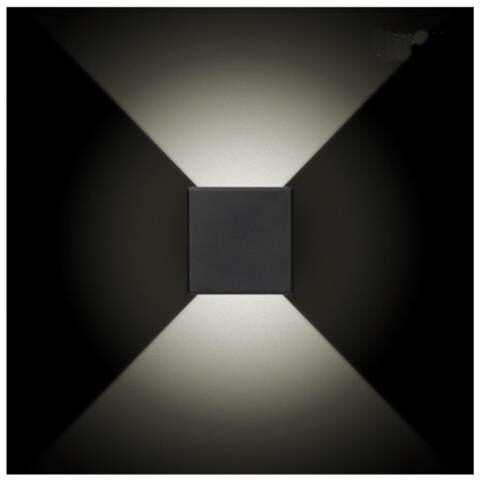 Lampada Da Parete Quadrata Led - 3w - 85 Lumen - 4000k - 32141 - Foto 5