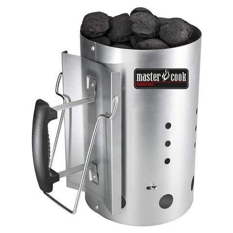 Kit Barbecue Ciminiera Con Impugnatura Di Sicurezza - Accenditore 30 X 19 Cm - Per Mattonelle Pronte Per Il Grill O Brace Rovente In Ca. - Foto 1