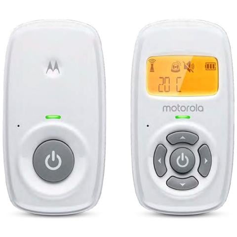 Baby Monitor Audio Am24, Conversazione Bidirezionale, Microfono Ad Alta Sensibilità, Display Lcd, Tecnologia Dect, Portata Fino A 300 Metri, Controllo Del Volume, Allarme Batteria - Foto 2