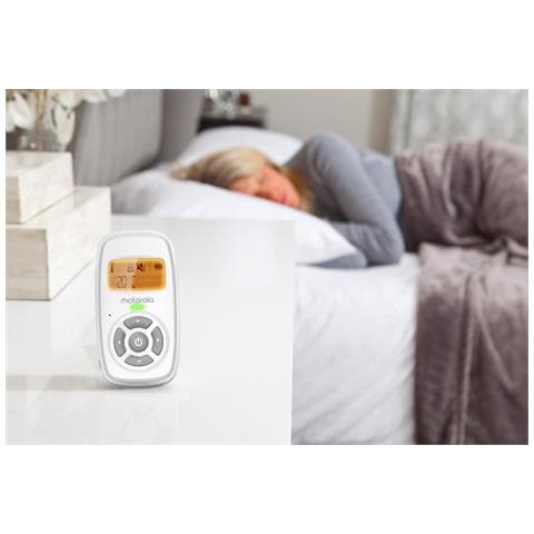 Baby Monitor Audio Am24, Conversazione Bidirezionale, Microfono Ad Alta Sensibilità, Display Lcd, Tecnologia Dect, Portata Fino A 300 Metri, Controllo Del Volume, Allarme Batteria - Foto 5
