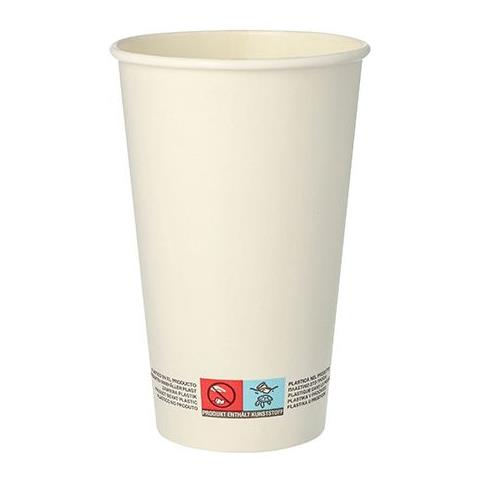 87459 tazza monouso 50 pz 400 ml Cartoncino - Foto 1