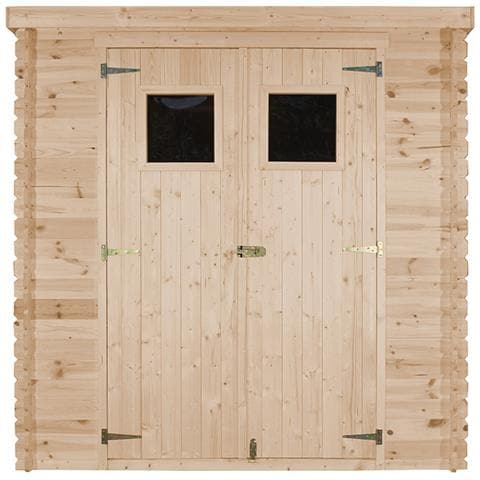 M309+m309g Casetta Da Giardino In Legno Per Esterni Con Pavimento Trattato - A200x204x204 Cm / 3.53 M2 - Piccola Casetta In Legno - Foto 2