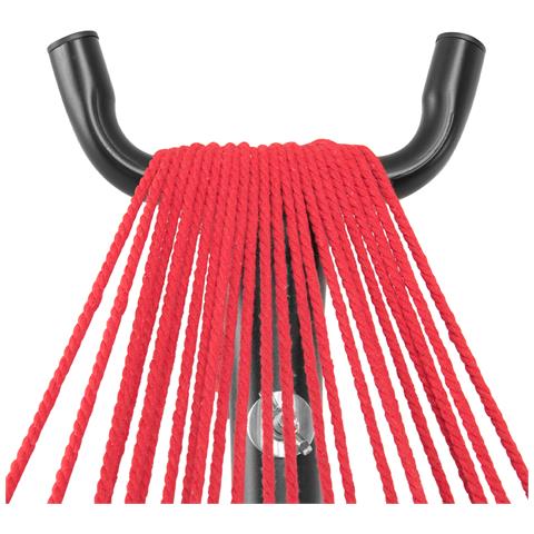 Amaca Da Giardino Brasiliana Strisce Multicolore Portata 200kg Struttura Acciaio - Foto 4