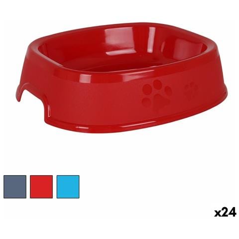 Ciotola Per Cani Dem Pet 26 X 22 X 5 Cm Plastica Quadrato (24 Unità) - Foto 1