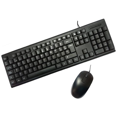 Tastiera e Mouse Cablato 8436556143380  (Layout Spagnolo) Colore Nero - Foto 1