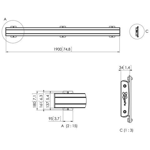 Barra Vogels 7234194 180 Kg - Foto 2