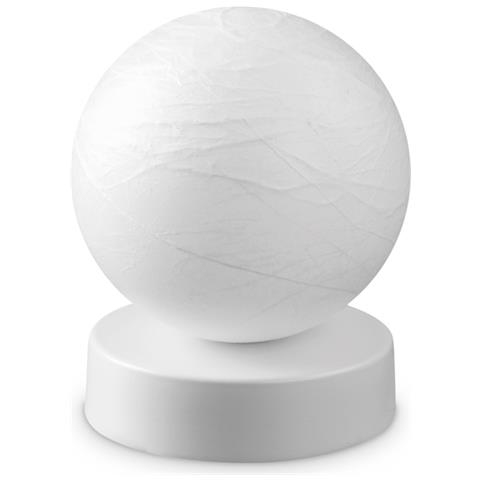 Lumetto Contemporaneo Carta Metallo Bianco 1 Luce G9 15w 3000k Ip20 - Foto 1