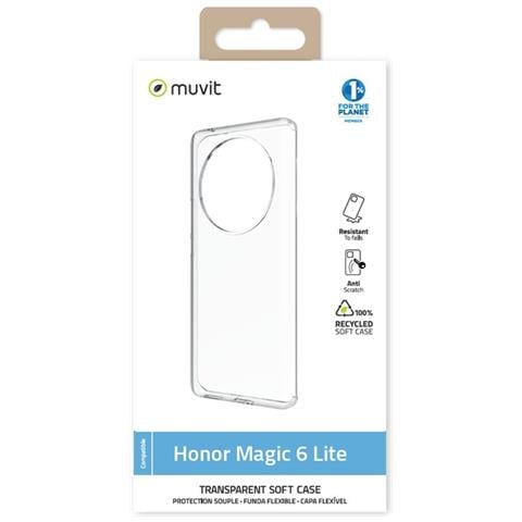 Cover Per Honor Magic 6 Lite Flessibile Soft, Trasparente - Foto 2