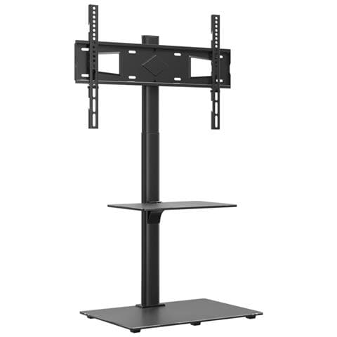 Supporto Tv Angolare 2 Ripiani Per 32-65 Pollici Nero - Foto 2