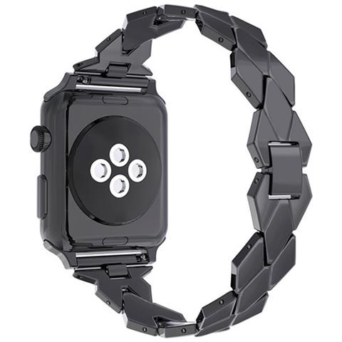 Cinturino Per Apple Watch 38/40 Mm Stile Barocco, Nero - Foto 3