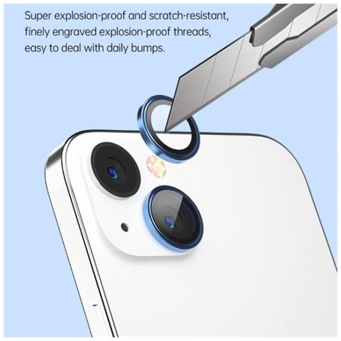 Protezione fotocamera in cristallo iPhone 14 & 14 Plus - Foto 1