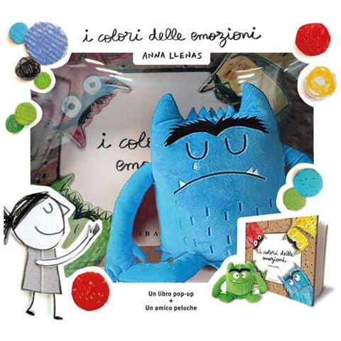Anna Llenas - I colori delle emozioni pop up. Ediz. a colori. Con minipeluche blu - Foto 1
