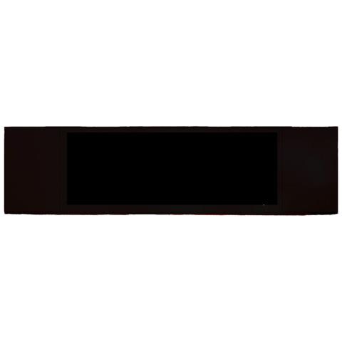 Mobile Meda 180nero Mobile Per Alloggiare Camino Elettrico Amiata 1500w Raffinato Ed Elegante Mobile Corpo E Ante Legno Nero Piano E Base Rovere Consigliato Per Tutti Gli Interni - Foto 3