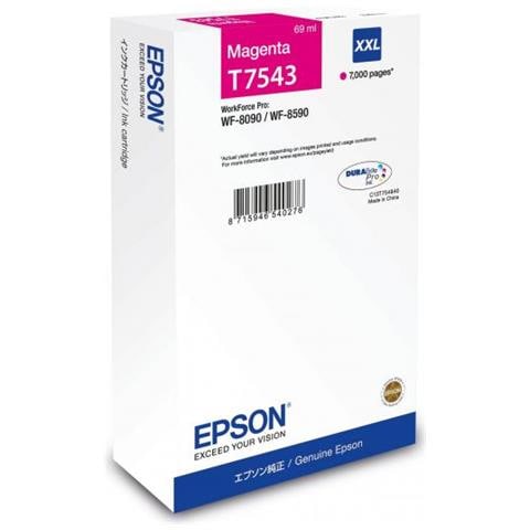 C13t75434n Cartuccia D'inchiostro 1 Pz Originale Resa Extra Elevata (super) Magenta - Foto 1