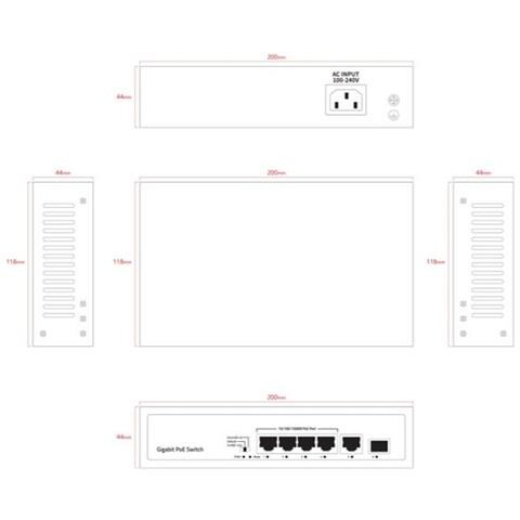 ELECTRA-U04-1GB-60W switch di rete - Foto 2