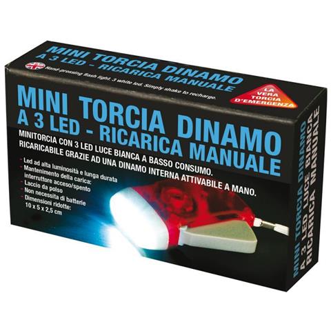 Mini Torcia A Dinamo Con 3 Led - Foto 2