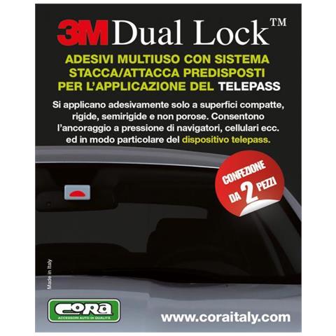 Coppia Adesivi Multiuso 3m Dual Lock Bianchi - Foto 2