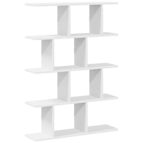 Mensola A Cubo Da Parete 12 Scomparti Bianca In Truciolato - Foto 2