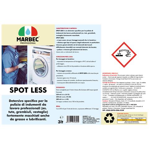Spot Less 3lt - Detersivo Professionale Per Tute Da Meccanico - Foto 2