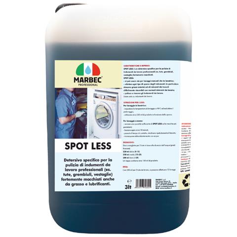 Spot Less 3lt - Detersivo Professionale Per Tute Da Meccanico - Foto 1