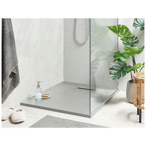 Piatto Doccia Azzurro 80 X 100 X 3 Cm Grigio - Foto 1