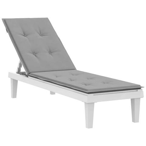 Cuscino Per Sdraio Grigio (75+105) x50x4 Cm - Foto 2