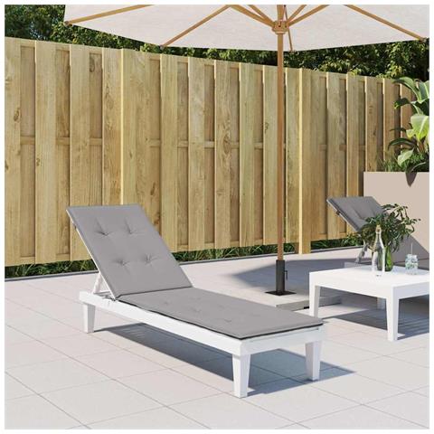 Cuscino Per Sdraio Grigio (75+105) x50x4 Cm - Foto 8