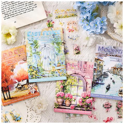 Adesivi Estetici Per Album Di Ritagli: Adesivi Vintage Fai-da-te In Pet Per Journaling - Foto 1