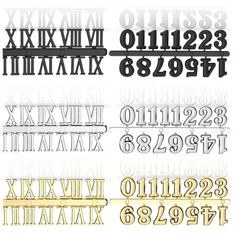 Set Di Targhe Per Orologio Fai Da Te - Oro, Argento, Nero - Foto 1