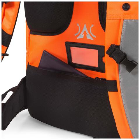 Hi-Vis V2 zaino Arancione Polietilene tereftalato riciclato (rPET), Poliuretano termoplastico (TPU) - Foto 2