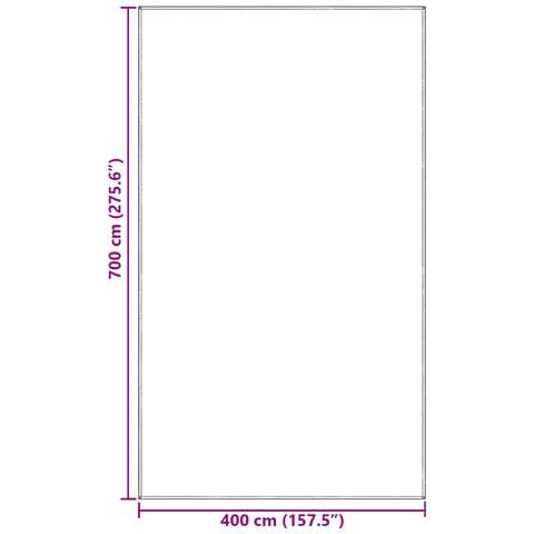 Telo da Tenda Grigio Chiaro Poliestere 400 x 700 cm Durevole - Foto 8