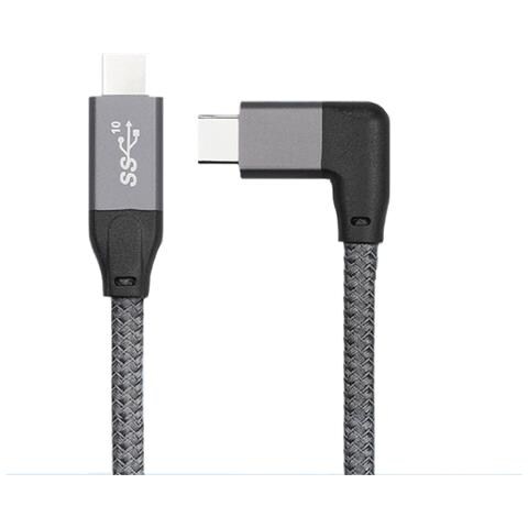 Cavo Dati Usb-c 100w, 20gbps, 4k, Ad Angolo Retto Per Ricarica Rapida E Trasferimento Dati 1.5m - Foto 1
