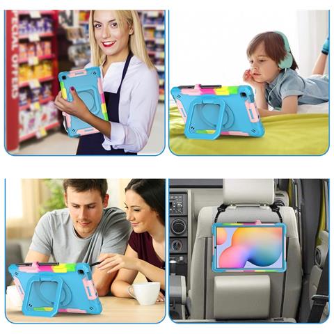 Custodia Per Ipad Mini 6 8.3"" Con Supporto E Tracolla Colorata - Foto 2