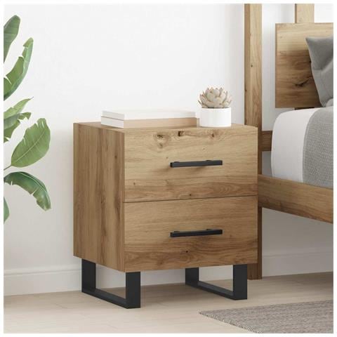 Armadio da Notte rovere artigianale 40 x 35 x 47,5 cm - Foto 2