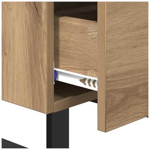 Armadio da Notte rovere artigianale 40 x 35 x 47,5 cm - Foto 9