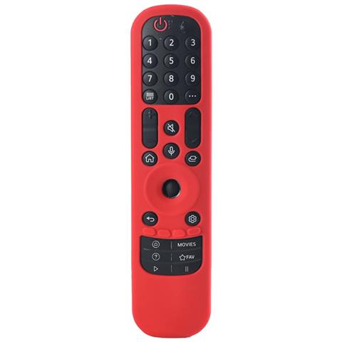 Custodia Protettiva In Silicone Compatibile Con Lg An-mr21gc Mr21n Magic Remote - Antiscivolo, Antiurto Red - Foto 1