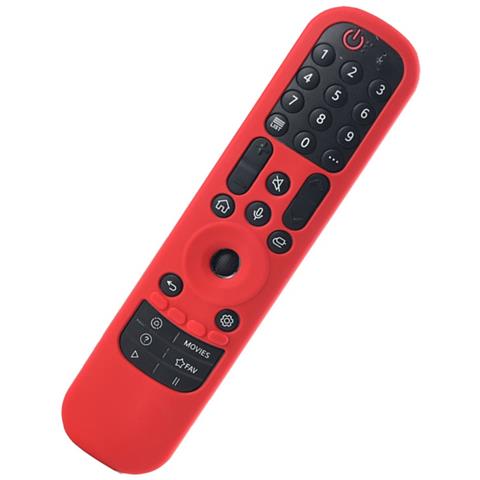 Custodia Protettiva In Silicone Compatibile Con Lg An-mr21gc Mr21n Magic Remote - Antiscivolo, Antiurto Red - Foto 2