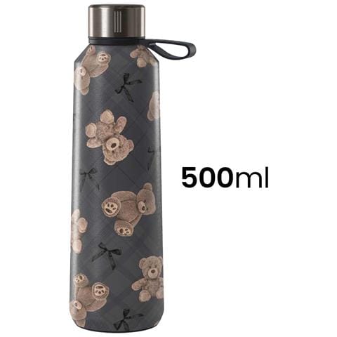 Borraccia Termica 500 Ml Design Bff Motivo Orsetti, Nero - Foto 5
