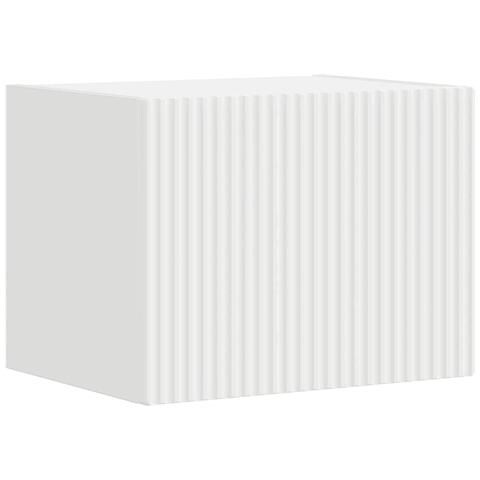 Mobile TV da parete Bianco 60 x 31 x 29.5 cm Legno multistrato - Foto 1