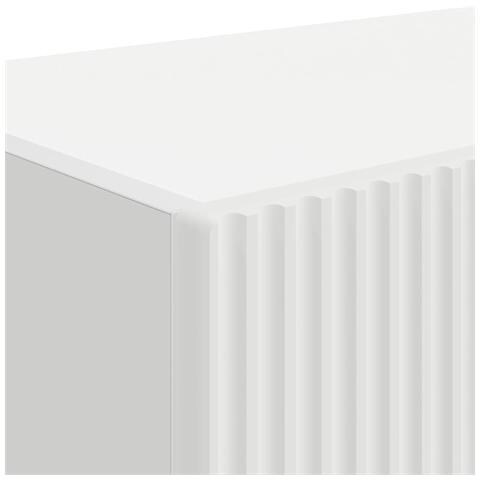 Mobile TV da parete Bianco 60 x 31 x 29.5 cm Legno multistrato - Foto 9