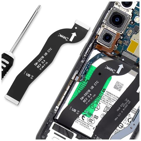 Cavo Di Collegamento Schermo-scheda Madre Per Galaxy S24 Connettore Flessibile, Nero - Foto 2