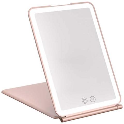 Specchio Led Portatile Per Trucco Con Controllo Tattile E Ricarica Usb, Compatibile Con Tutti I Dispositivi. - Foto 1