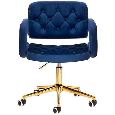 Poltrona QS-OF213G blu navy - Foto 2