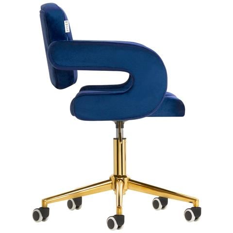 Poltrona QS-OF213G blu navy - Foto 4